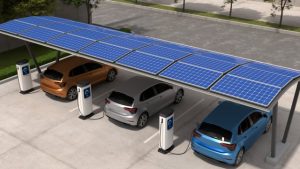 Carregadores em condominios para carros eletricos.